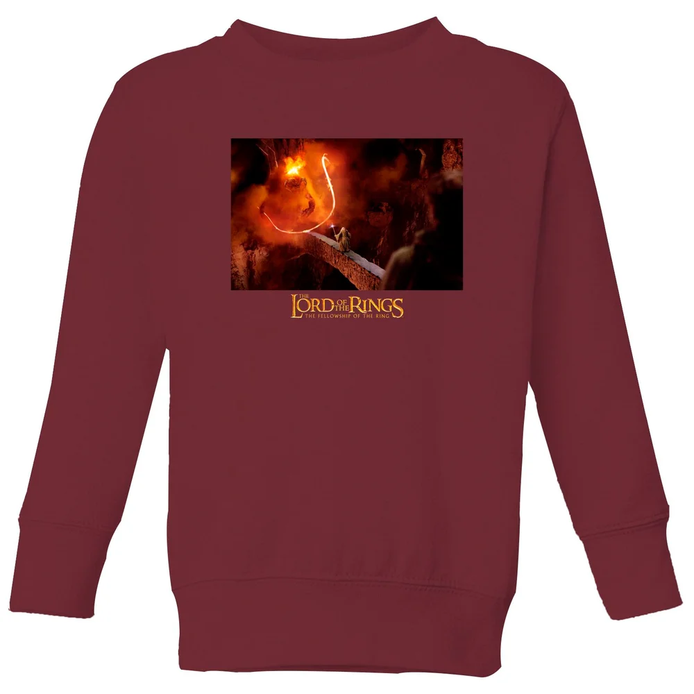 Lord Of The Rings You Shall Not Pass Kids' Sweatshirt - Burgundy - 3-4 ans Image 1
