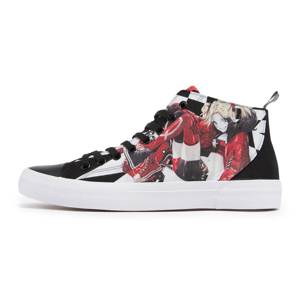 Akedo x DC Harley Quinn Noir Signature Coupe Haute - UK 3 / EU 35.5 / US Men's 3.5 / Women's 5 Image 1