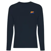 Back To The Future 35 Hill Valley Front Men's Long Sleeve T-Shirt - Navy