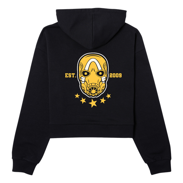 Borderlands Women's Cropped Hoodie - Black