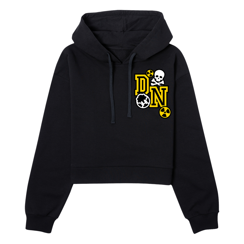 Duke Nukem Women's Cropped Hoodie - Black - XS - Noir Image 1