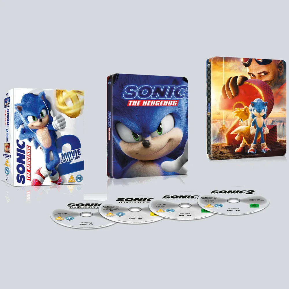 Sonic Collection de 2 films en 4K Ultra HD Steelbook (Blu-ray inclus) Image 1