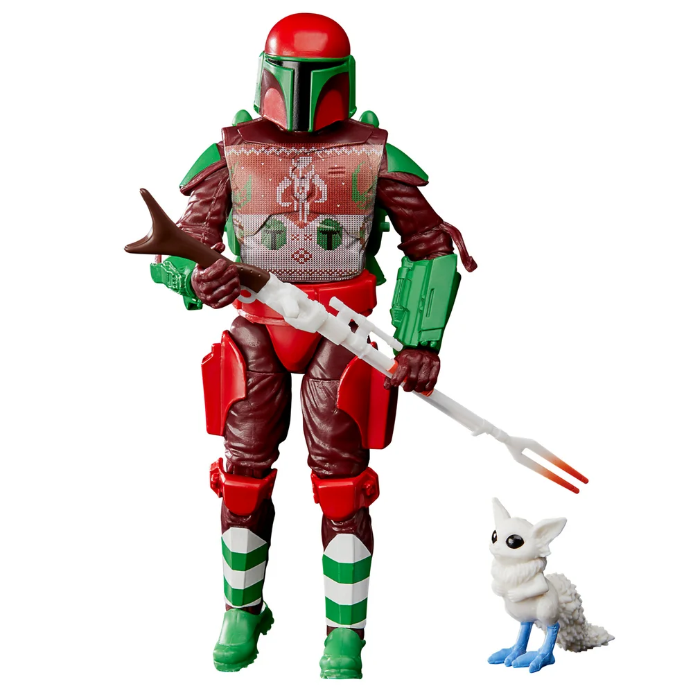 Hasbro Star Wars The Black Series Mandalorian Warrior (Holiday Edition) Action Figure Image 1