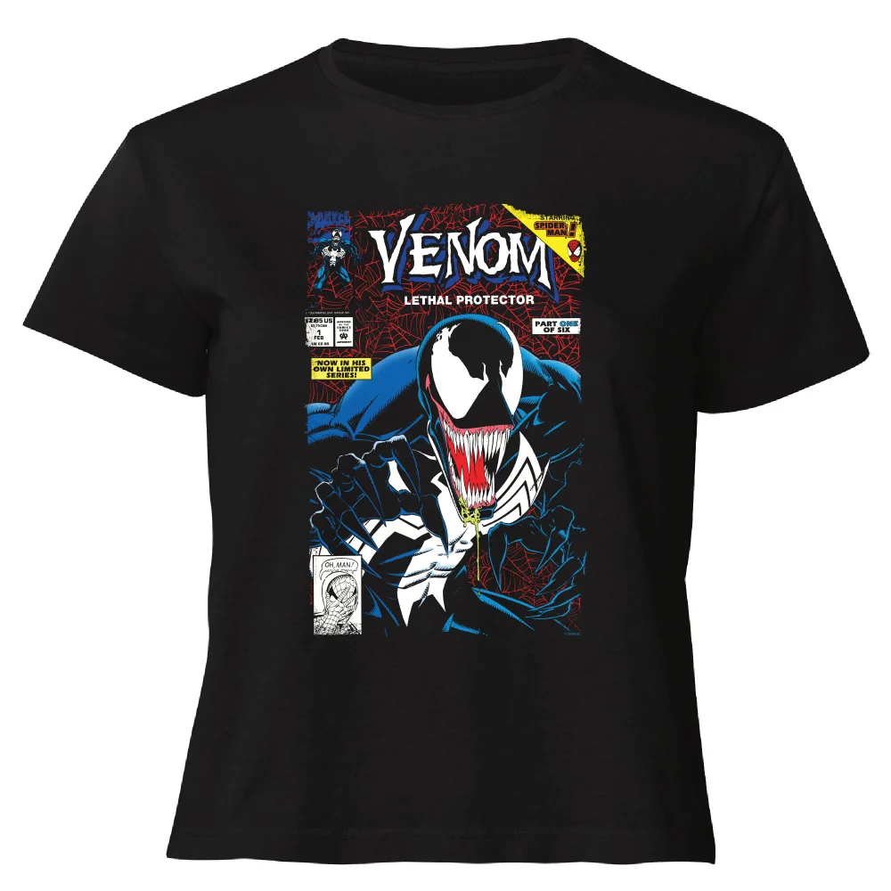Venom Lethal Protector Women's Cropped T-Shirt - Black - XS Image 1
