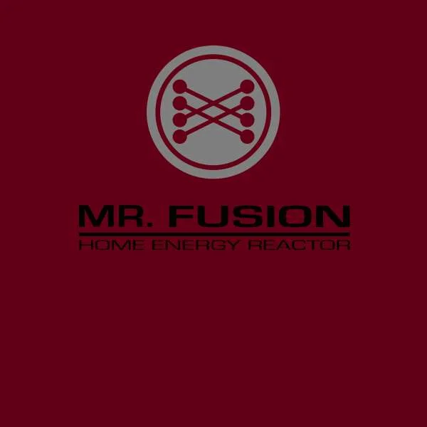 Back To The Future Mr Fusion Hoodie - Burgundy