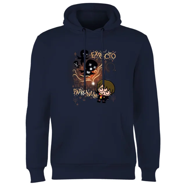 Harry Potter Kids Expecto Patronum Hoodie - Navy