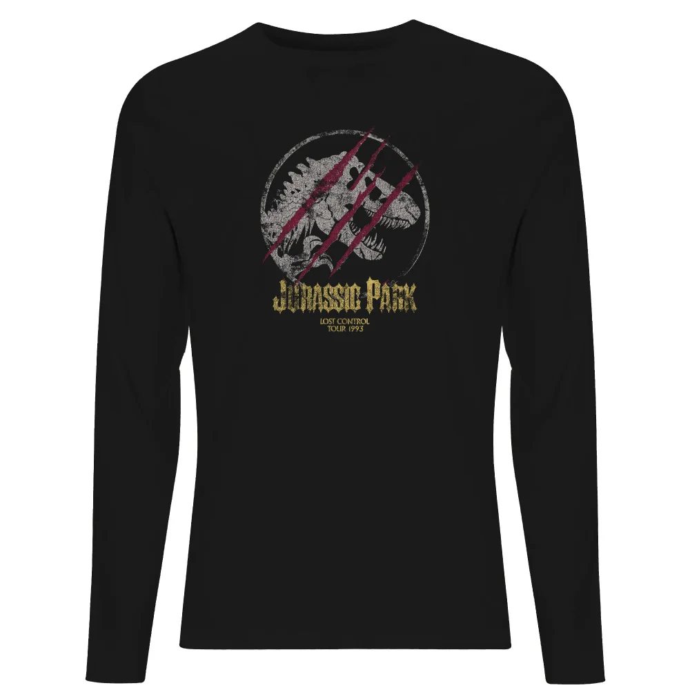 Jurassic Park Lost Control Men's Long Sleeve T-Shirt - Black - S Image 1