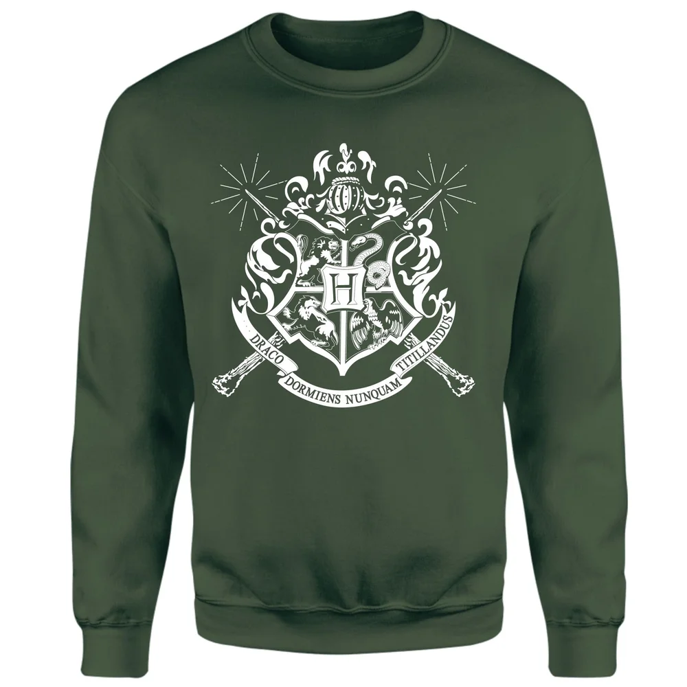 Harry Potter Hogwarts House Crest Sweatshirt - Green - S Image 1