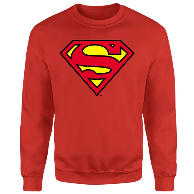 Official Superman Shield Sweatshirt - Red
