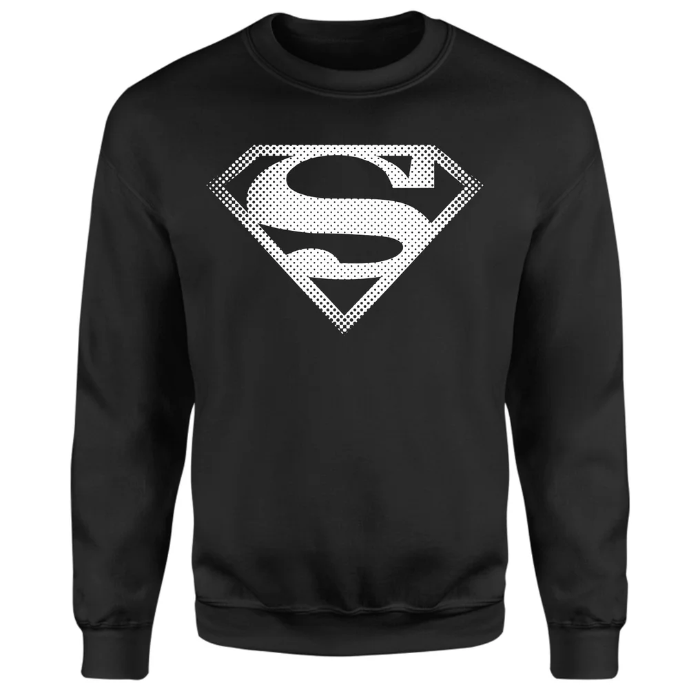 Superman Spot Logo Sweatshirt - Black - XS Image 1