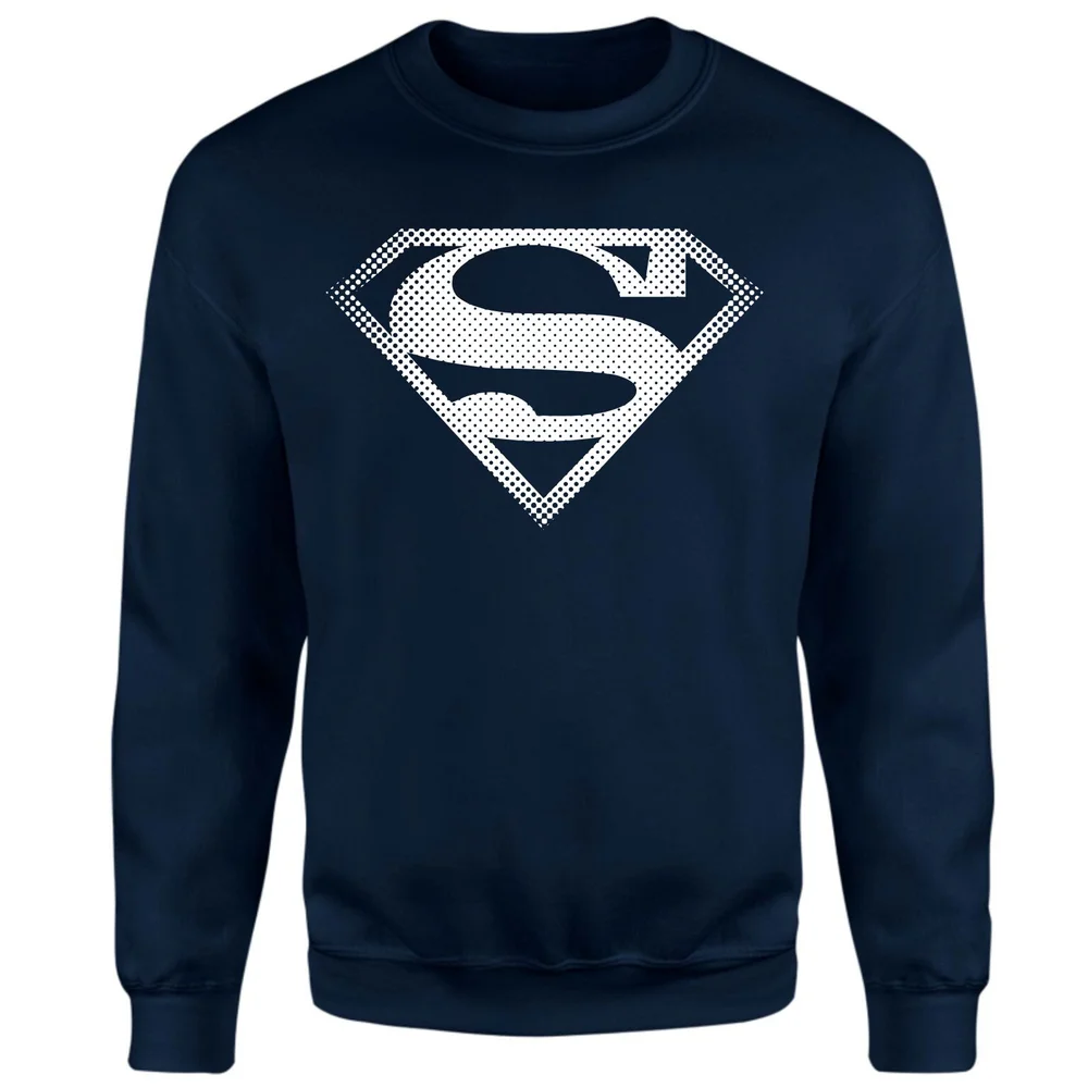Superman Spot Logo Sweatshirt - Navy - XS Image 1