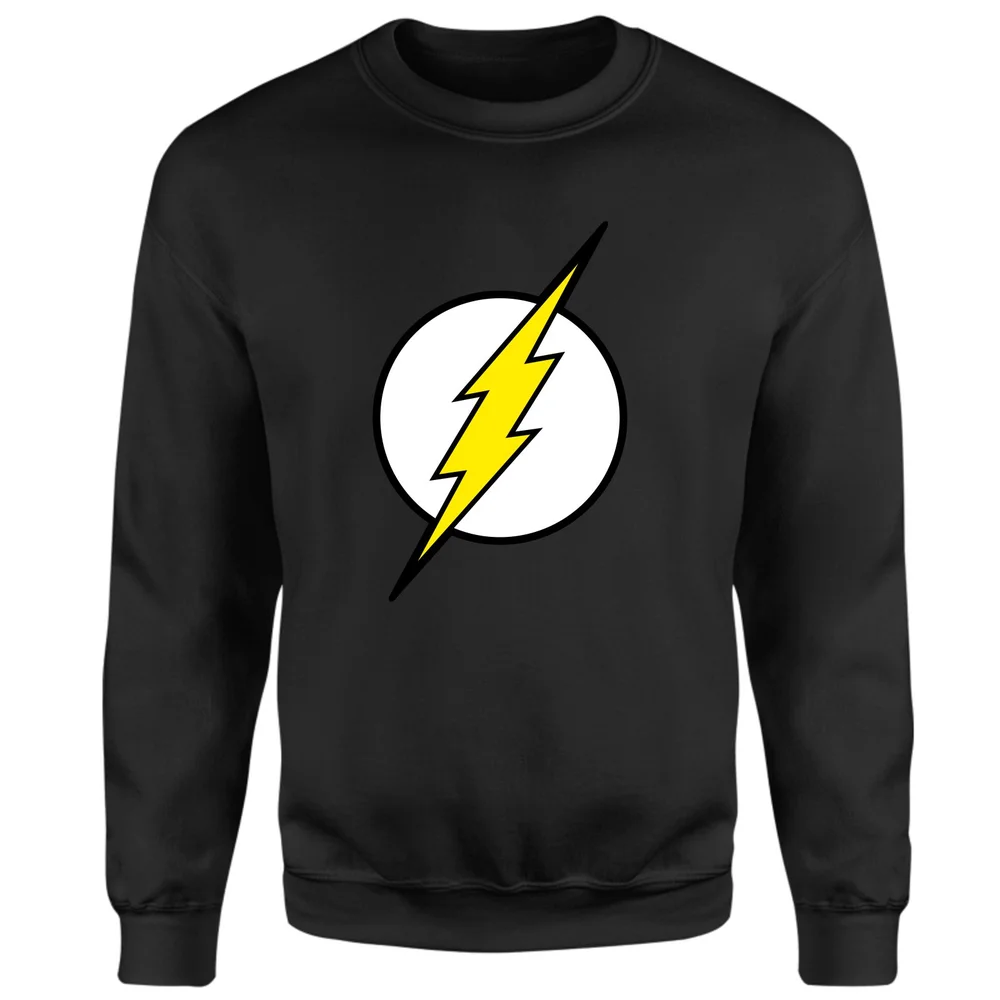 Justice League Flash Logo Sweatshirt - Black - S Image 1