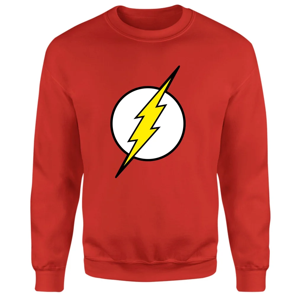 Justice League Flash Logo Sweatshirt - Red - XL Image 1