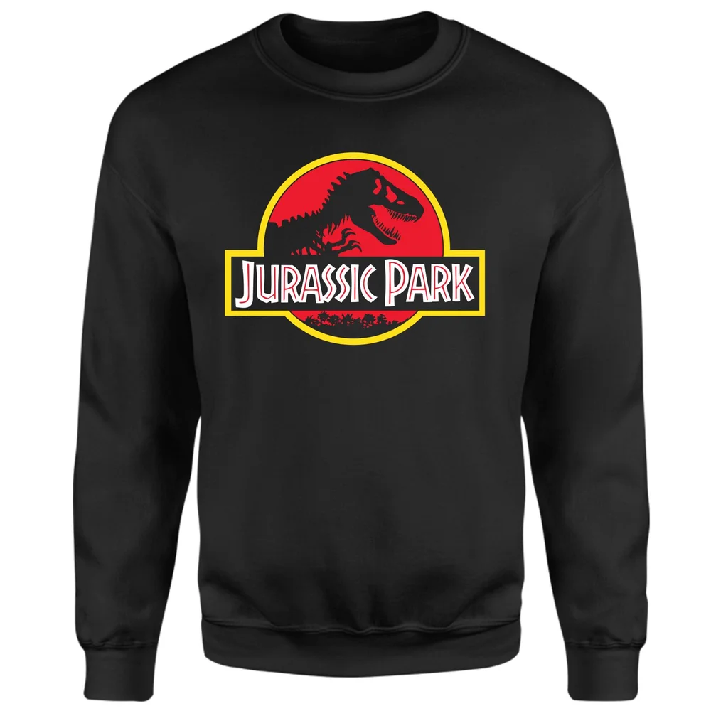 Jurassic Park Logo Sweatshirt - Black - S Image 1