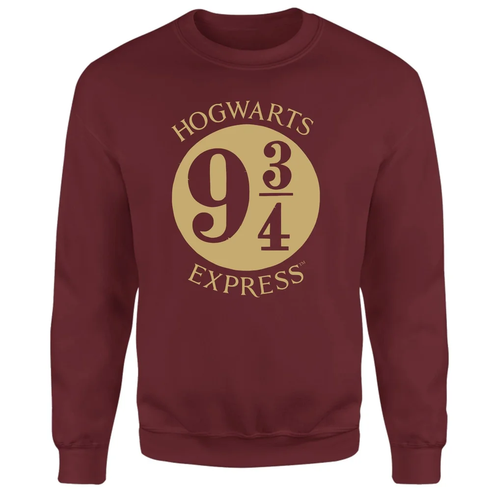 Harry Potter Platform Sweatshirt - Burgundy - S Image 1