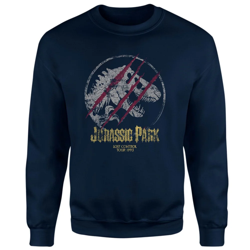 Jurassic Park Lost Control Sweatshirt - Navy - S Image 1