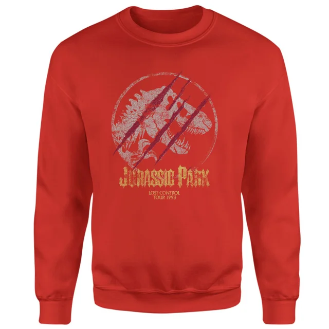 Jurassic Park Lost Control Sweatshirt - Red