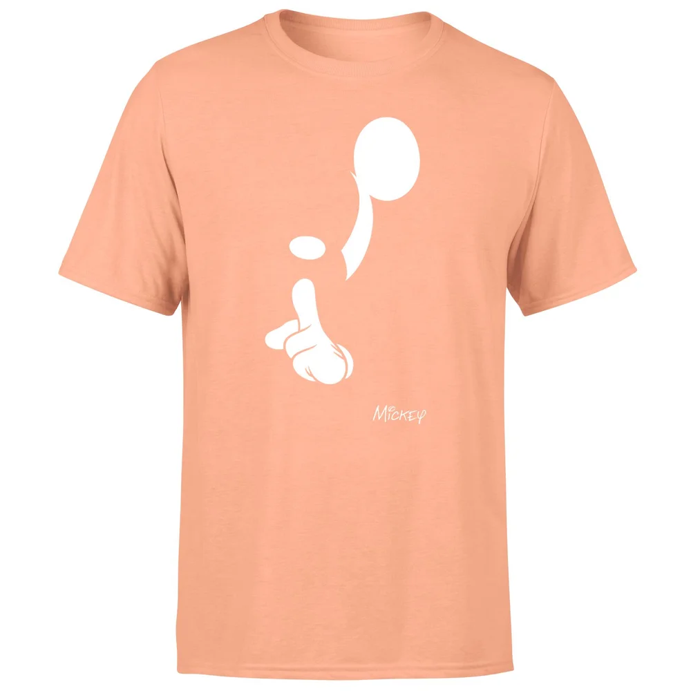 Shush Men's T-Shirt - Coral - S Image 1