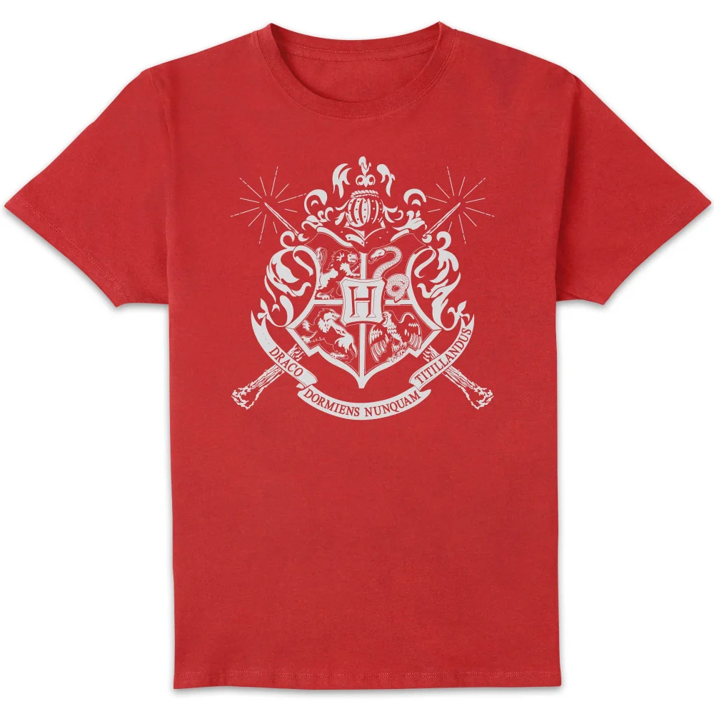 Harry Potter Hogwarts House Crest Men's T-Shirt - Red - S Image 1