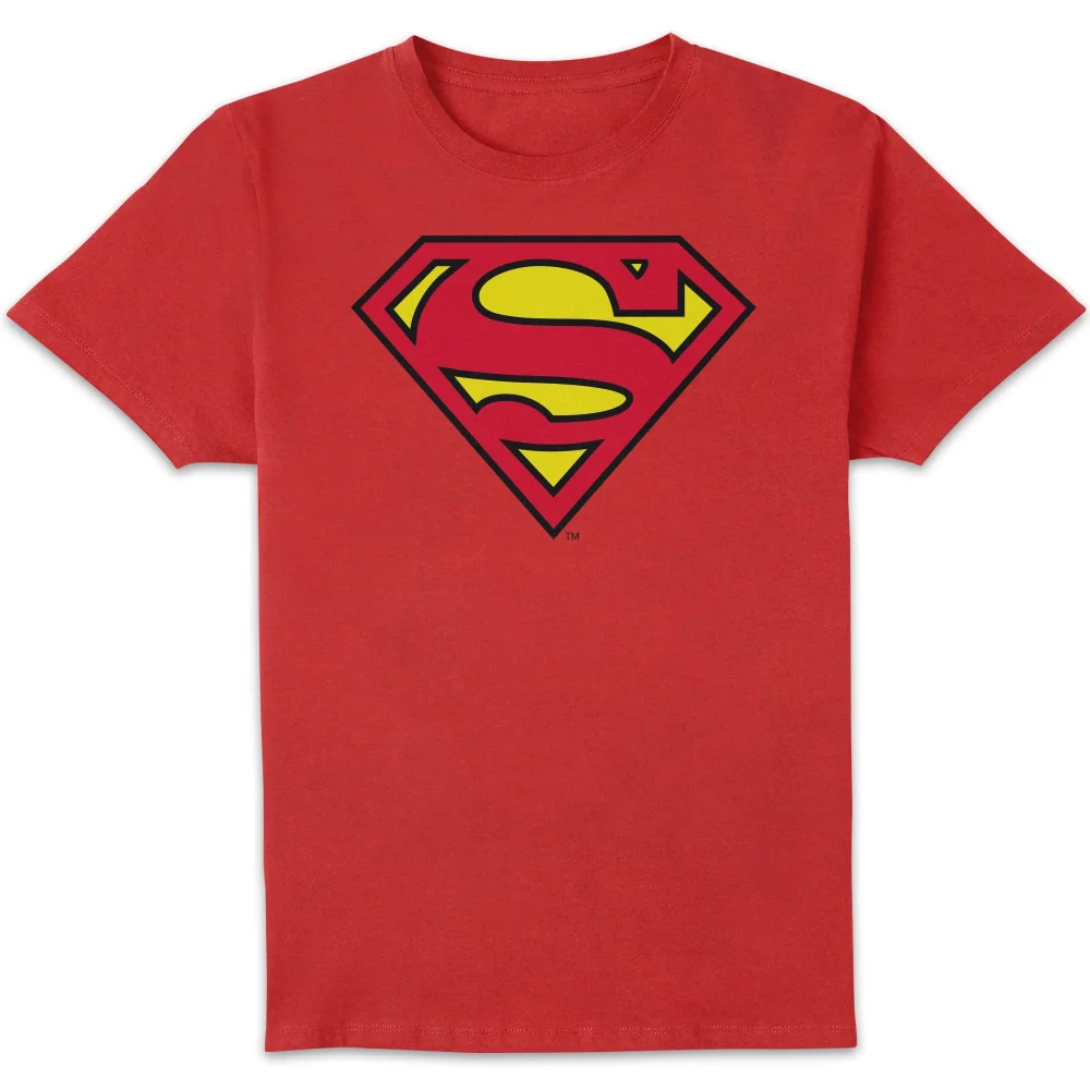 Official Superman Shield Men's T-Shirt - Red - S Image 1