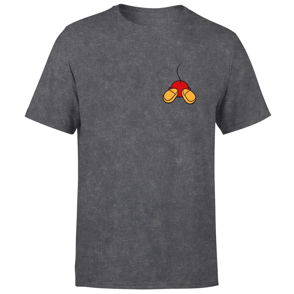 Disney Mickey Mouse Backside Men's T-Shirt - Black Acid Wash - S - Black Acid Wash Image 1