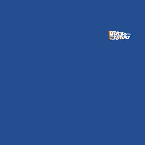 Back To The Future Men's T-Shirt - Blue
