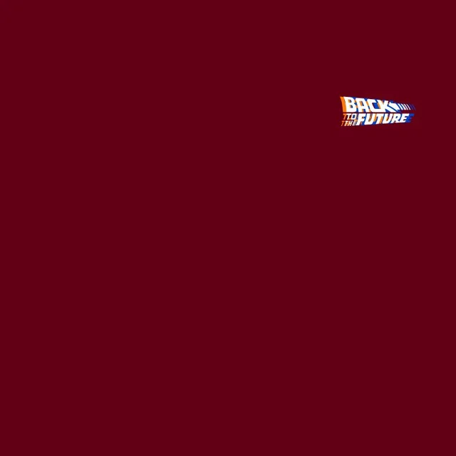 Back To The Future Men's T-Shirt - Burgundy