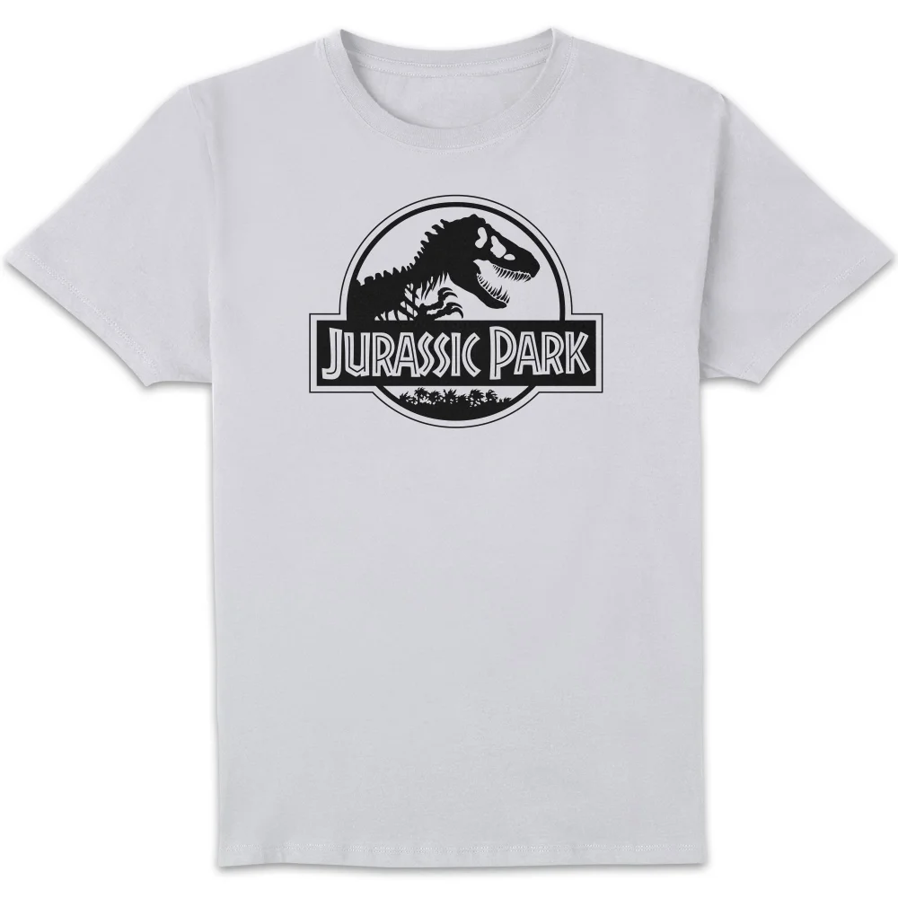 Jurassic Park Logo Men's T-Shirt - White - S Image 1