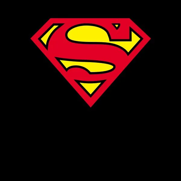 Official Superman Shield Women's T-Shirt - Black
