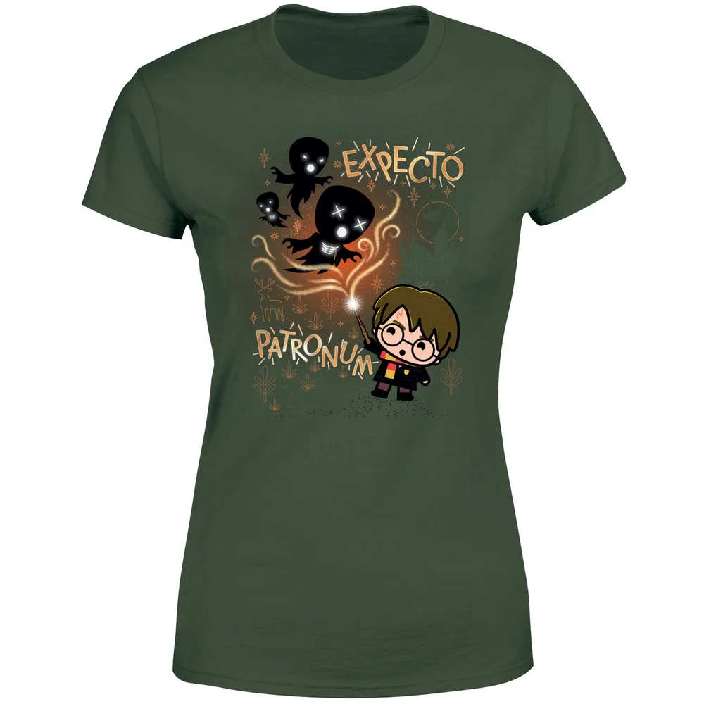 Harry Potter Kids Expecto Patronum Women's T-Shirt - Green - XS Image 1