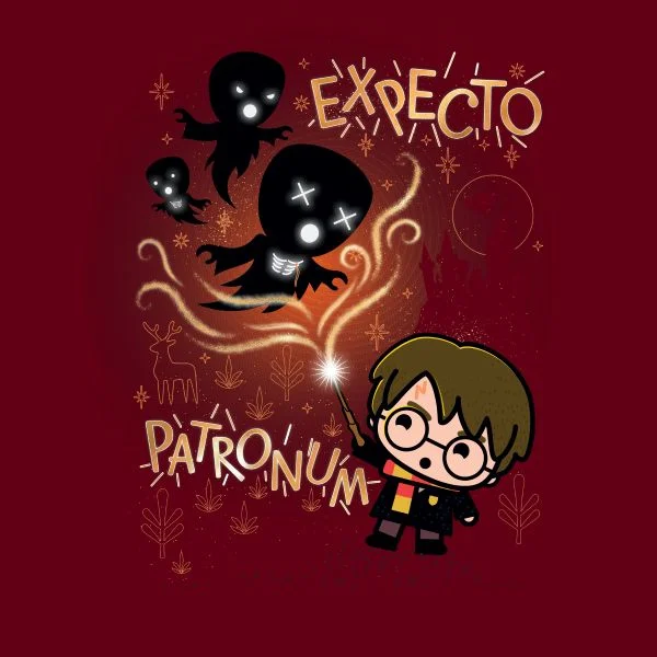Harry Potter Kids Expecto Patronum Women's T-Shirt - Burgundy