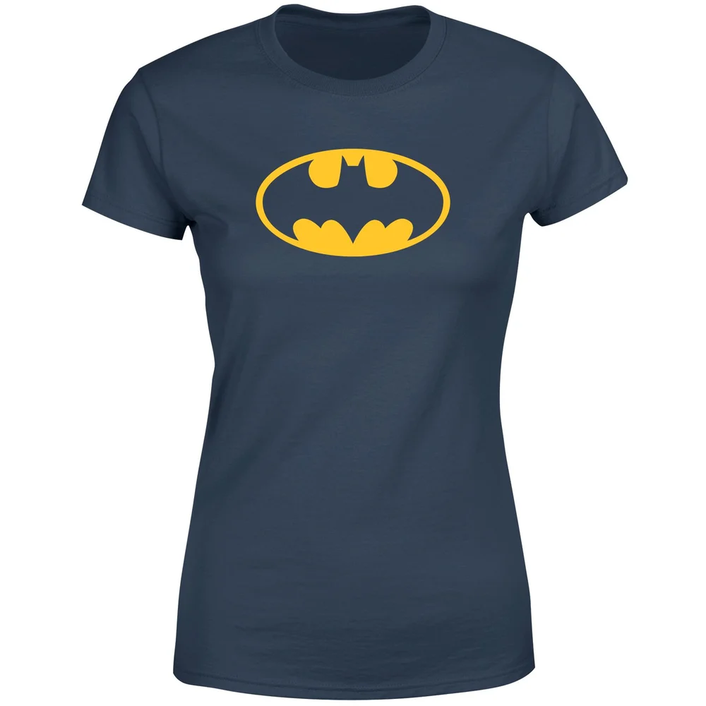 Justice League Batman Logo Women's T-Shirt - Navy - XS Image 1
