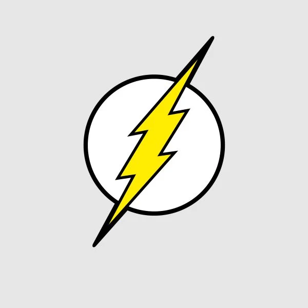 Justice League Flash Logo Women's T-Shirt - Grey