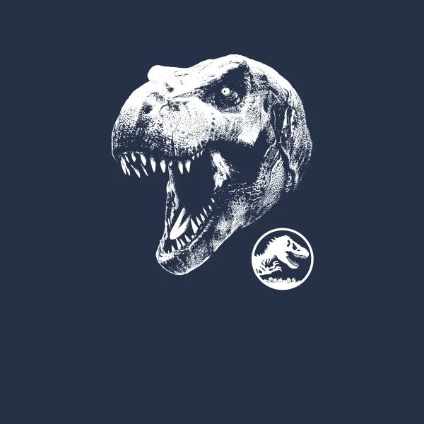 Jurassic Park T Rex Women's T-Shirt - Navy
