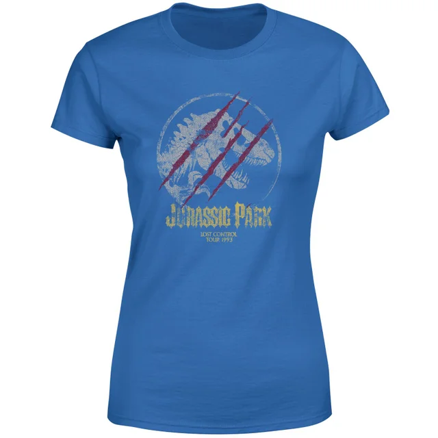 Jurassic Park Lost Control Women's T-Shirt - Blue