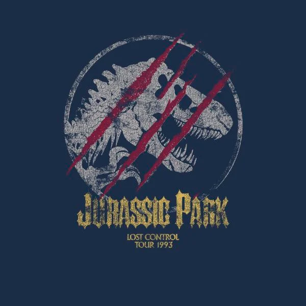 Jurassic Park Lost Control Women's T-Shirt - Navy