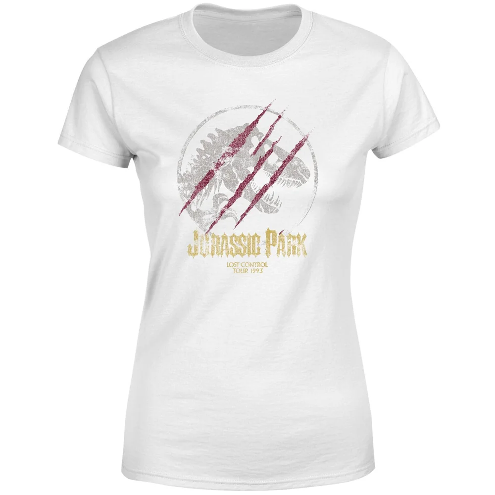 Jurassic Park Lost Control Women's T-Shirt - White - XS Image 1