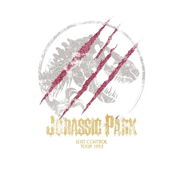 Jurassic Park Lost Control Women's T-Shirt - White