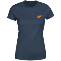 Back To The Future 35 Hill Valley Front Women's T-Shirt - Navy