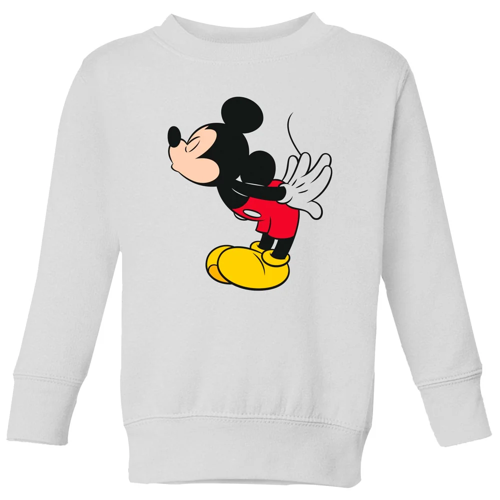 Disney Mickey Mouse Mickey Split Kiss Kids' Sweatshirt - White - 3-4 ans Image 1