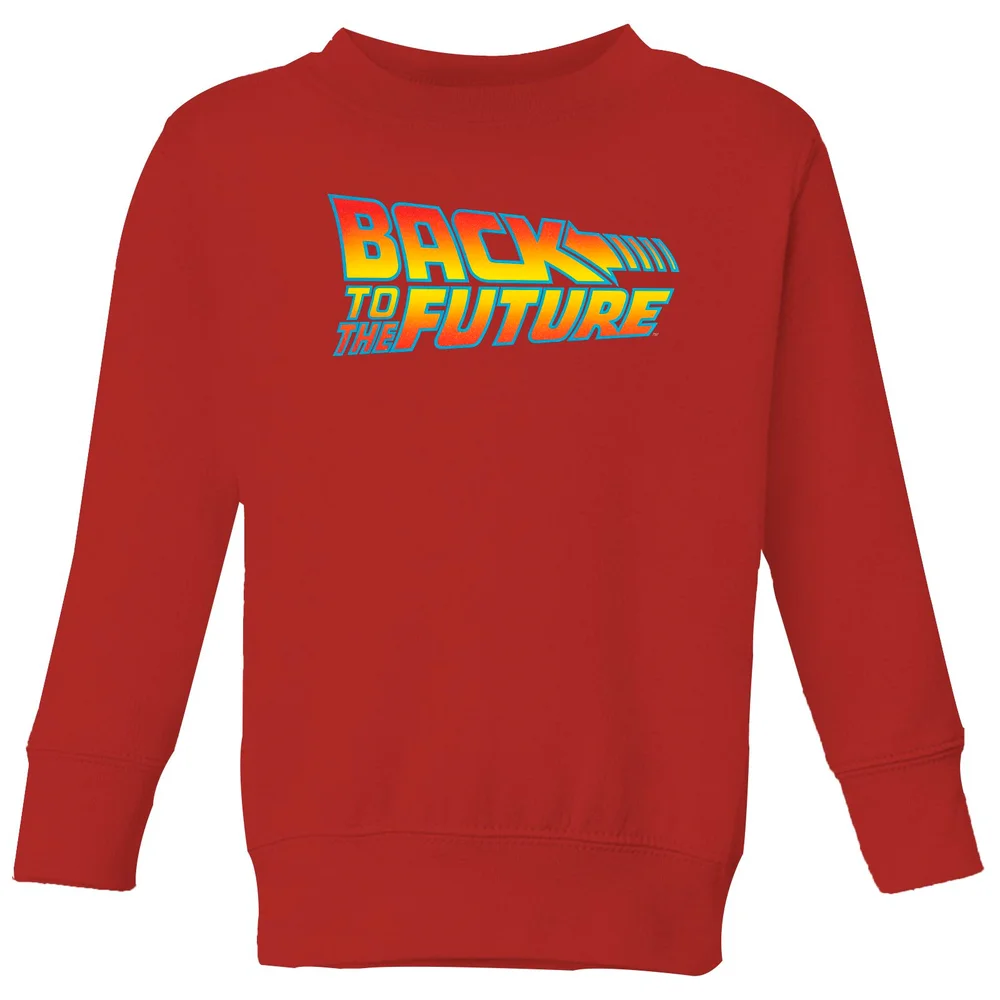 Back To The Future Classic Logo Kids' Sweatshirt - Red - 3-4 ans Image 1