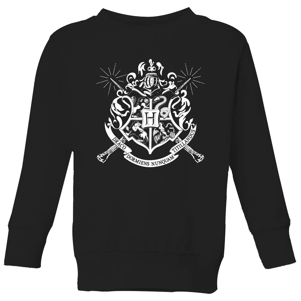 Harry Potter Hogwarts House Crest Kids' Sweatshirt - Black - 3-4 ans Image 1