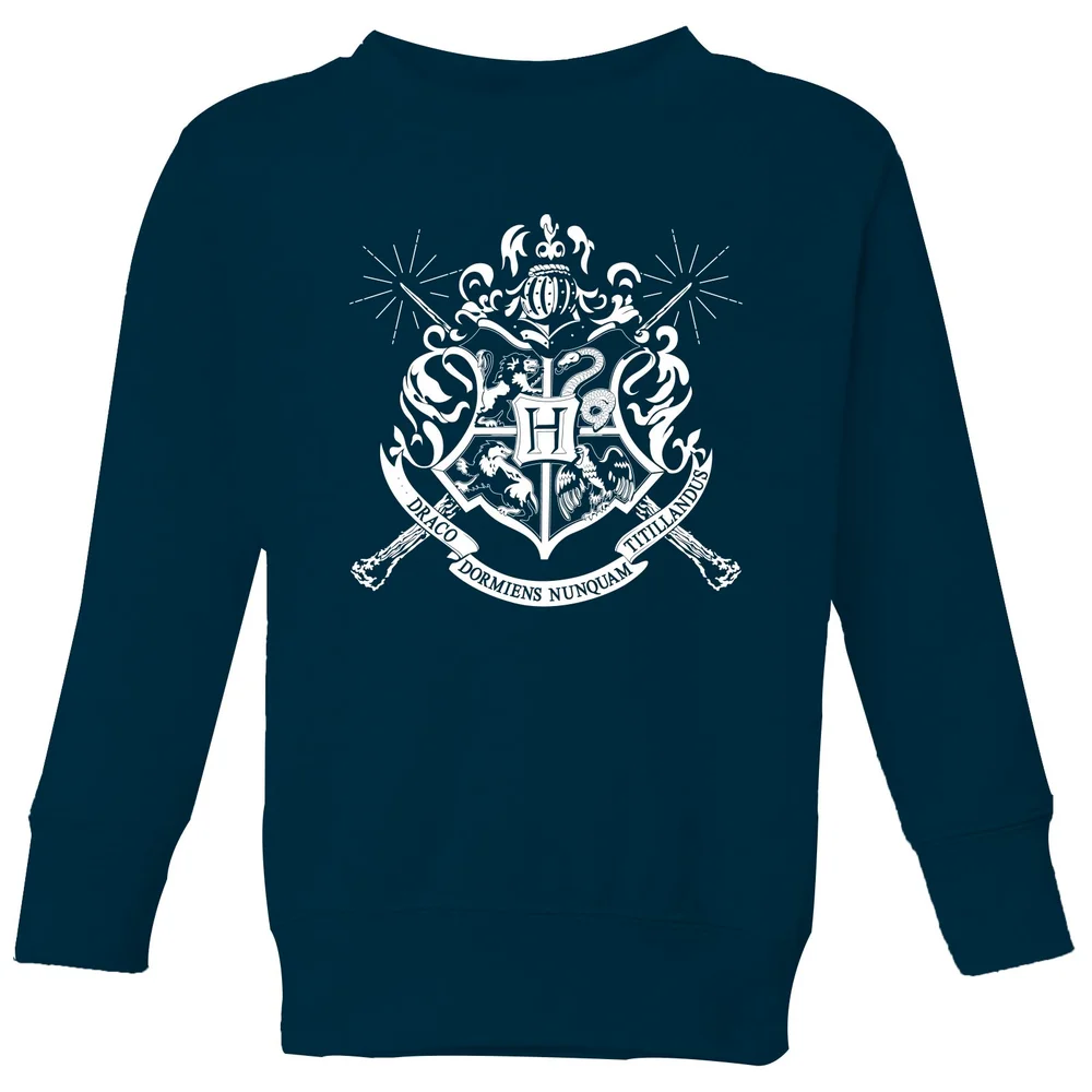 Harry Potter Hogwarts House Crest Kids' Sweatshirt - Navy - 3-4 ans Image 1