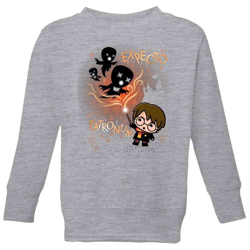 Harry Potter Kids Expecto Patronum Kids' Sweatshirt - Grey - 11-12 ans Image 1