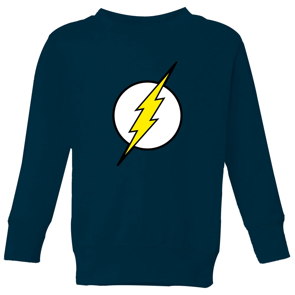Justice League Flash Logo Kids' Sweatshirt - Navy - 3-4 ans Image 1