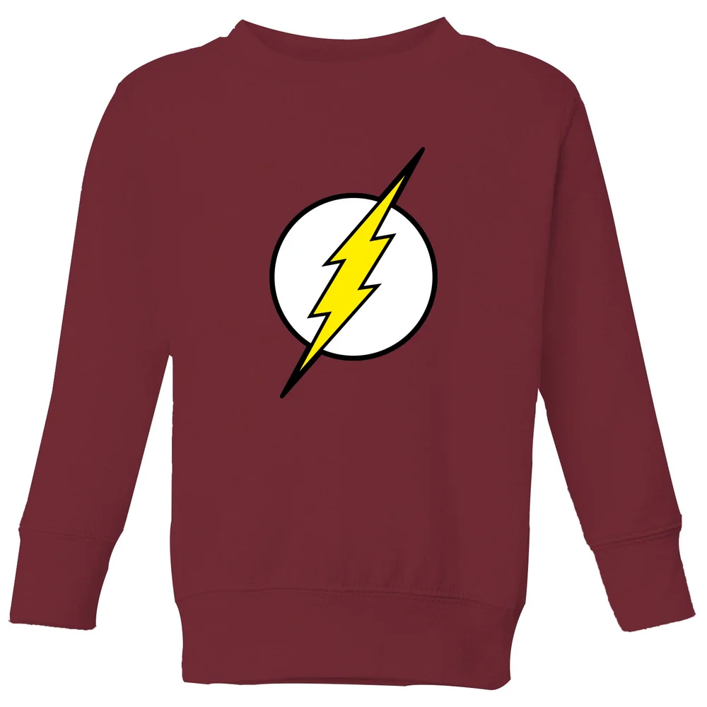 Justice League Flash Logo Kids' Sweatshirt - Burgundy - 3-4 ans Image 1
