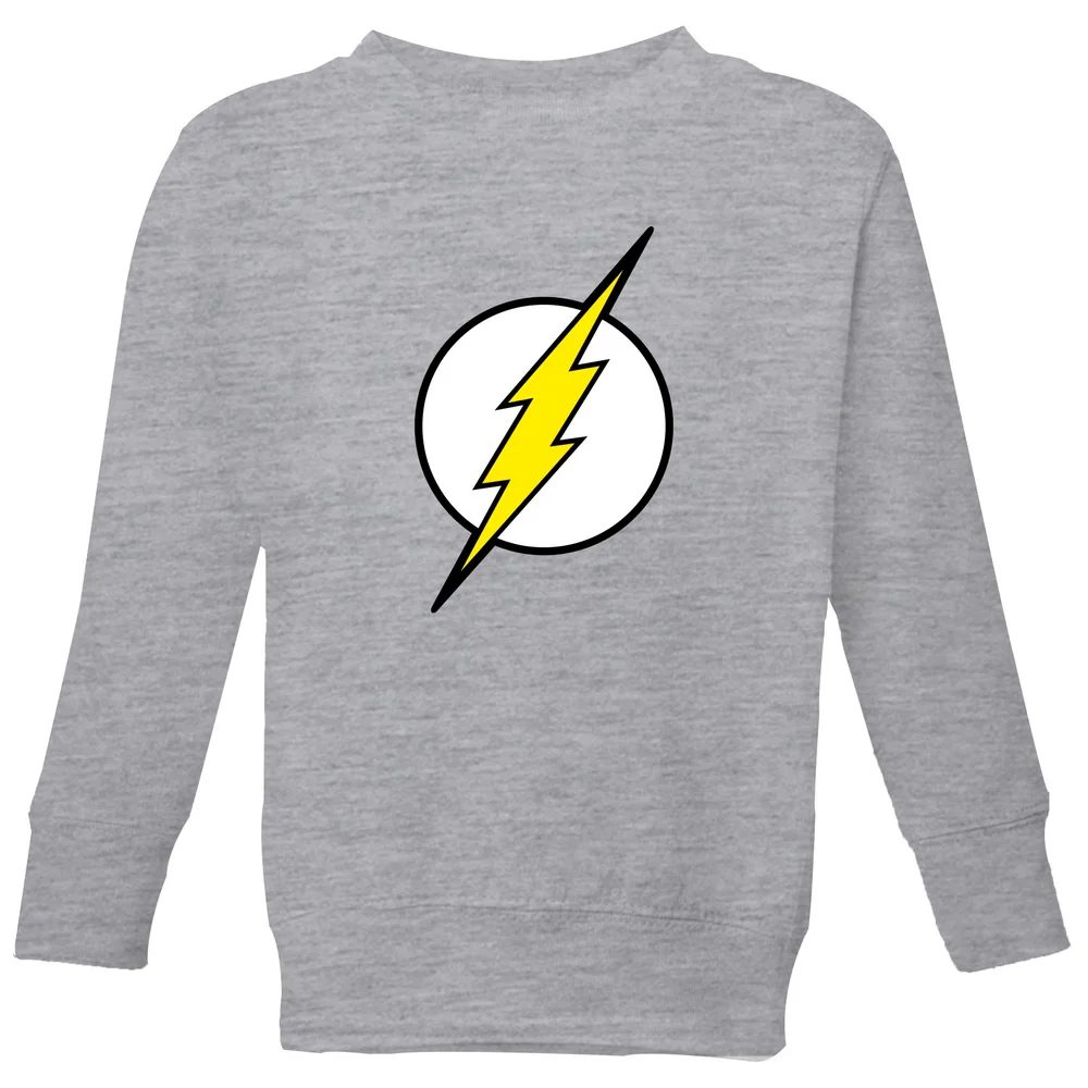 Justice League Flash Logo Kids' Sweatshirt - Grey - 3-4 ans Image 1