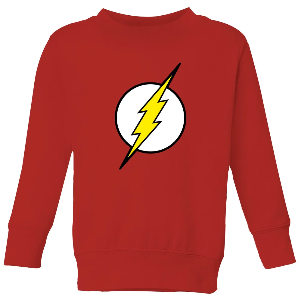 Justice League Flash Logo Kids' Sweatshirt - Red - 3-4 ans Image 1