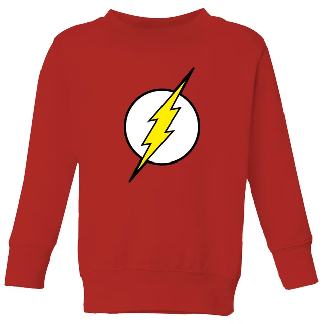 Justice League Flash Logo Kids' Sweatshirt - Red