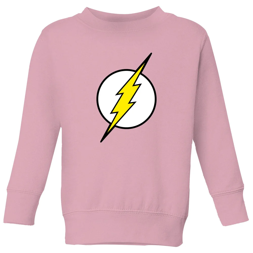 Justice League Flash Logo Kids' Sweatshirt - Baby Pink - 3-4 ans Image 1
